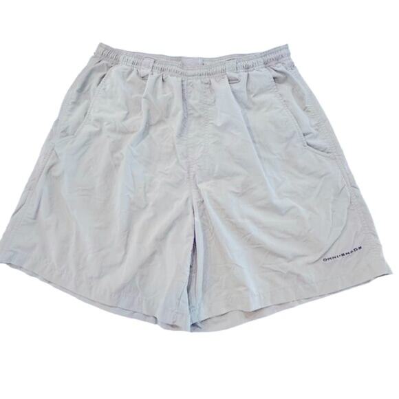 Columbia PFG Women's light Gray Cargo Hiking Shorts M Omni-Shade UV Protection - Picture 1 of 12